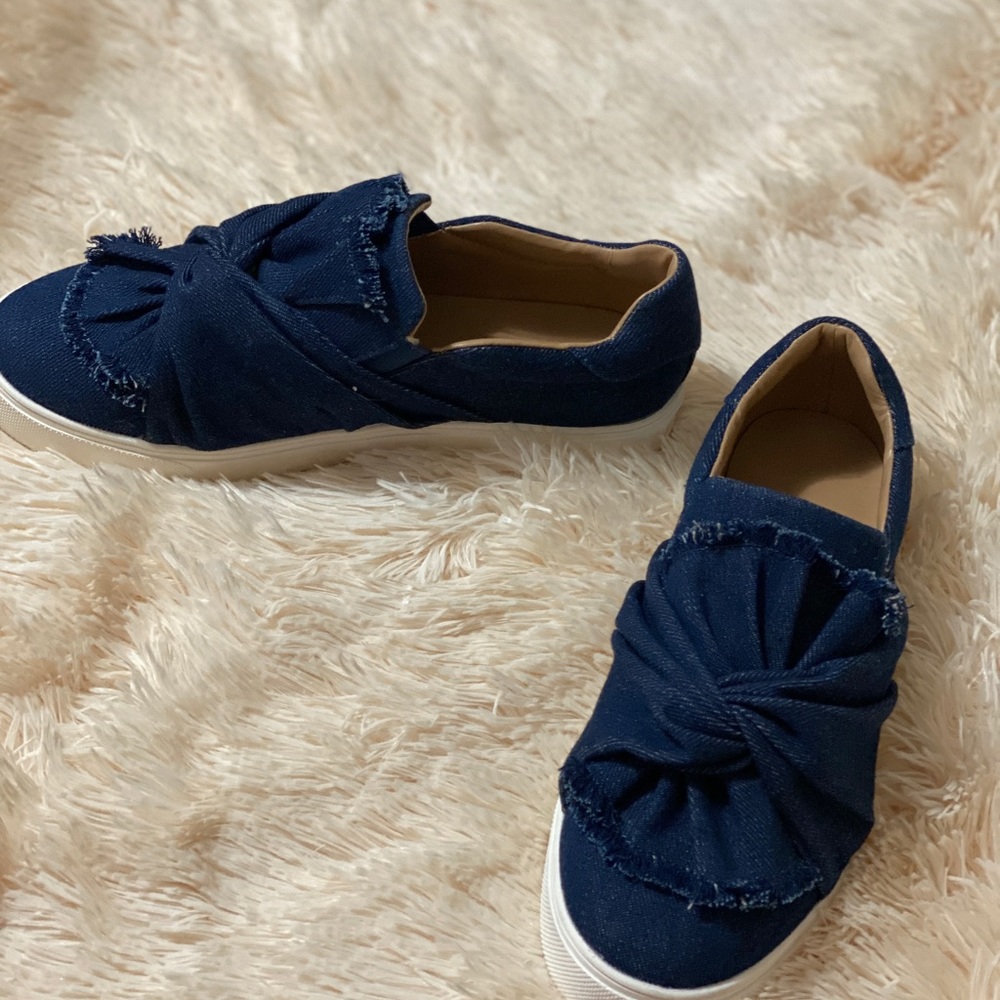 Denim Aldo slip ons - Picture 2 of 5